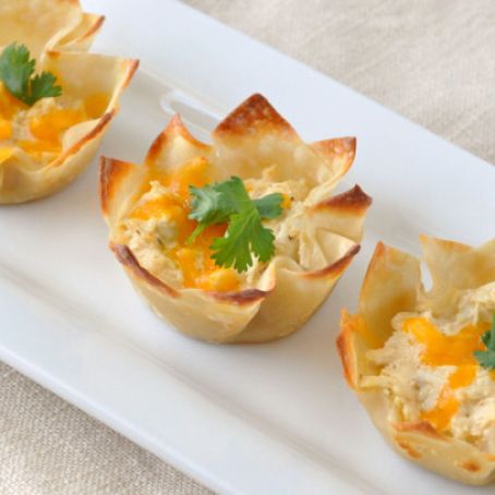 Jalapeno Cheddar Chicken Wonton Cup