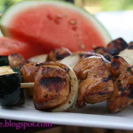 Ginger Lime Chicken Kabobs