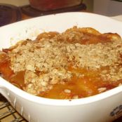 Winter Peach Cobbler