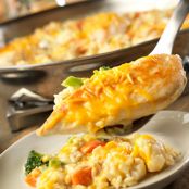 Skillet Cheesy Chicken & Rice