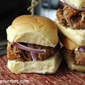 Cranberry Chipotle BBQ Pulled Pork Sliders