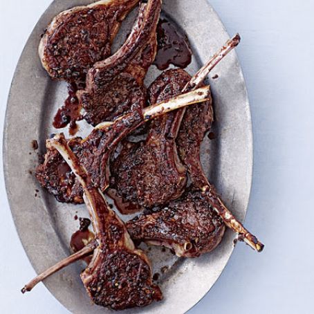 Glazed Lamb Chops