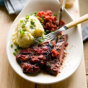Flank Steak with Chunky Ketchup