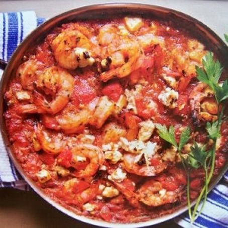 Baked Shrimp With Feta Cheese