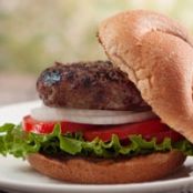 Bill’s OZ-ified Chia Burger With Acai Special Sauce, Spicy Home-Cured Pickles and Asparagus “Fries”