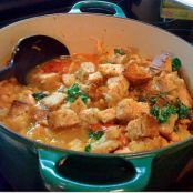 Spicy Sausage, Chicken, and Bean Pot