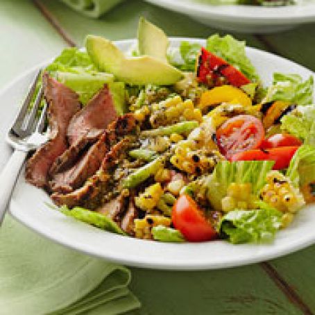 Grilled Flank Steak Salad