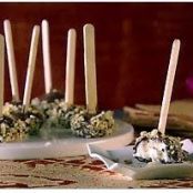 Vanilla Gelato Bites with Chocolate and Hazelnuts