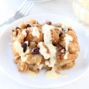 Bread Pudding with Vanilla Custard Sauce