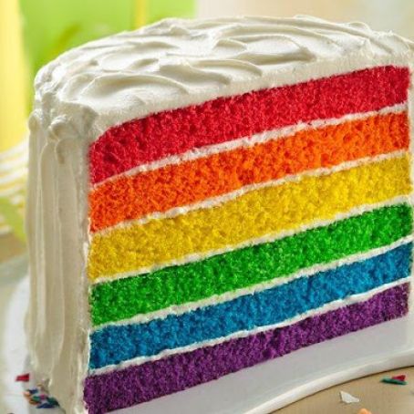 Rainbow Layer Cake