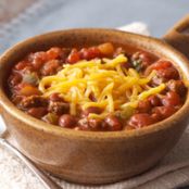 Three Bean and Beef Chili