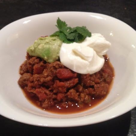 Lean & Spicy Crock Pot Chili
