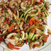 Basil Olive Zucchini Pasta