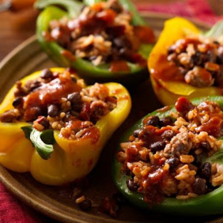 Quick and Easy Italian Stuffed Peppers