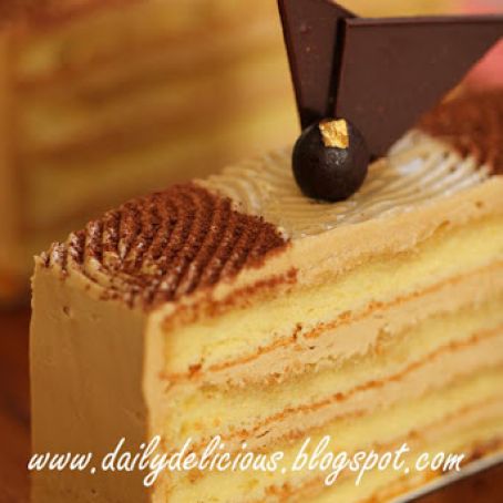 CAKE - Pâtisserie Style Coffee Buttercream Cake