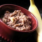 Magical Creamy Chocolate Banana Oatmeal