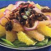 Citrusy spinach salad