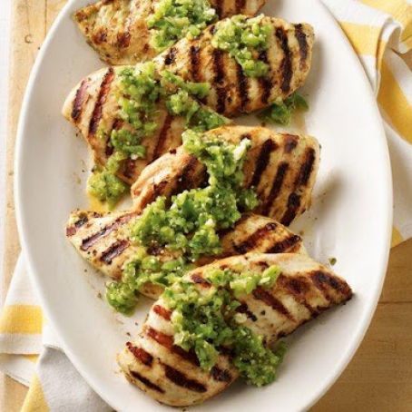 Grilled Chicken Salsa Verde
