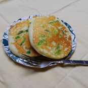 Scallion Corn Cakes - Skillet