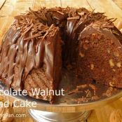 Chocolate Walnut Pound Cake