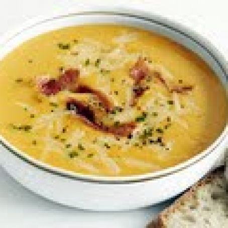 Apple-Cheddar-Squash Soup