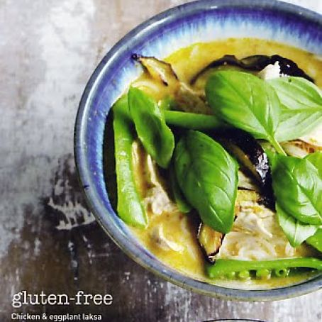 Chicken and Eggplant Laksa