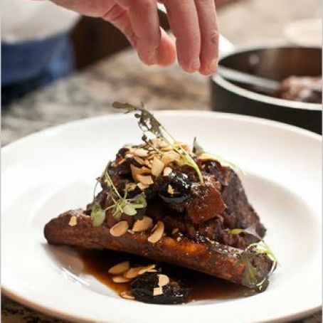 PRUNE & ALMOND BRAISED SHORT RIBS