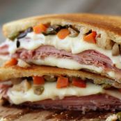Muffuletta Grilled Cheese