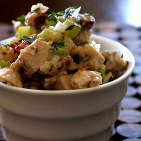 Cranberry-Walnut Chicken Salad