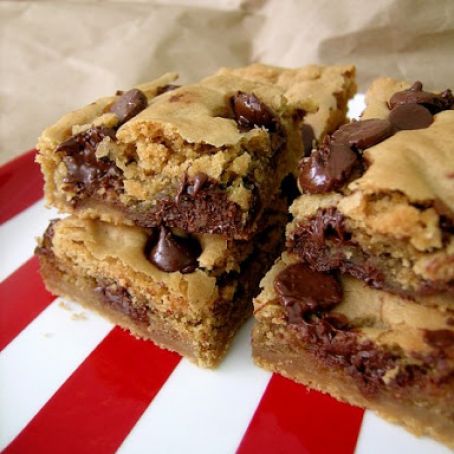Peanut Butter Chocolate Chip Blondie