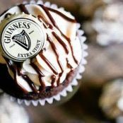 Guinness and Bailey's Irish Cream Cupcakes