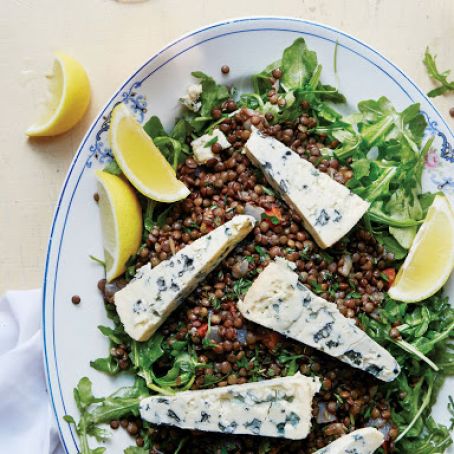 French Lentil Salad with Blue Cheese