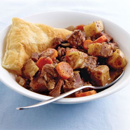 Slow-Cooker Steak and Guinness Pie