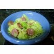 Cabbage and Smoked Sausage Pasta