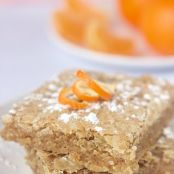 bars - White Chocolate Orange Blondies