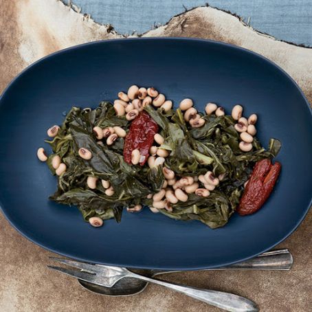 Collard Greens with Black-Eyed Peas