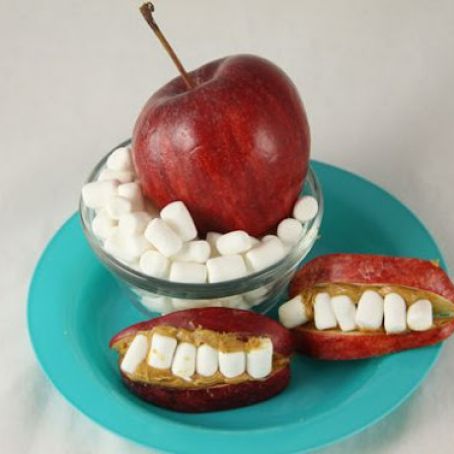 Apple Marshmallow Smiles