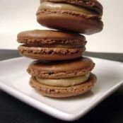 Chocolate Kahlua Mocha Buttercream Macarons