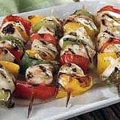 Grilled Rainbow Chicken Kabobs
