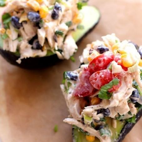 Creamy Avacado Chicken Salad