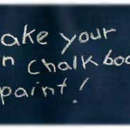 Chalkboard Paint Recipe