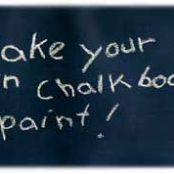 Chalkboard Paint Recipe