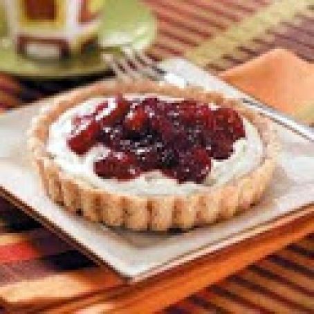 Cranberry Cheesecake Tartlets