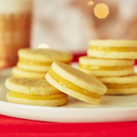 Lemon Curd Sandwich Cookies