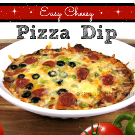 Easy Cheesy Pizza Dip