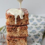 White Chocolate Gingersnap Blondies