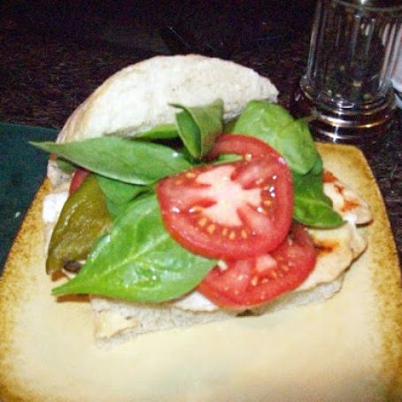 Green Chili Chicken Sandwich