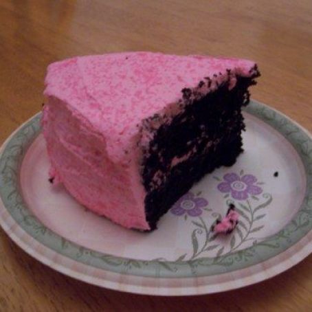 Chocolate Cake With The Easiest Marshmallow Buttercream Ever