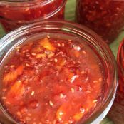 Peach Melba Jam (Peaches & Raspberries)