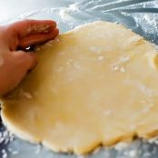 Flakey food processor crust